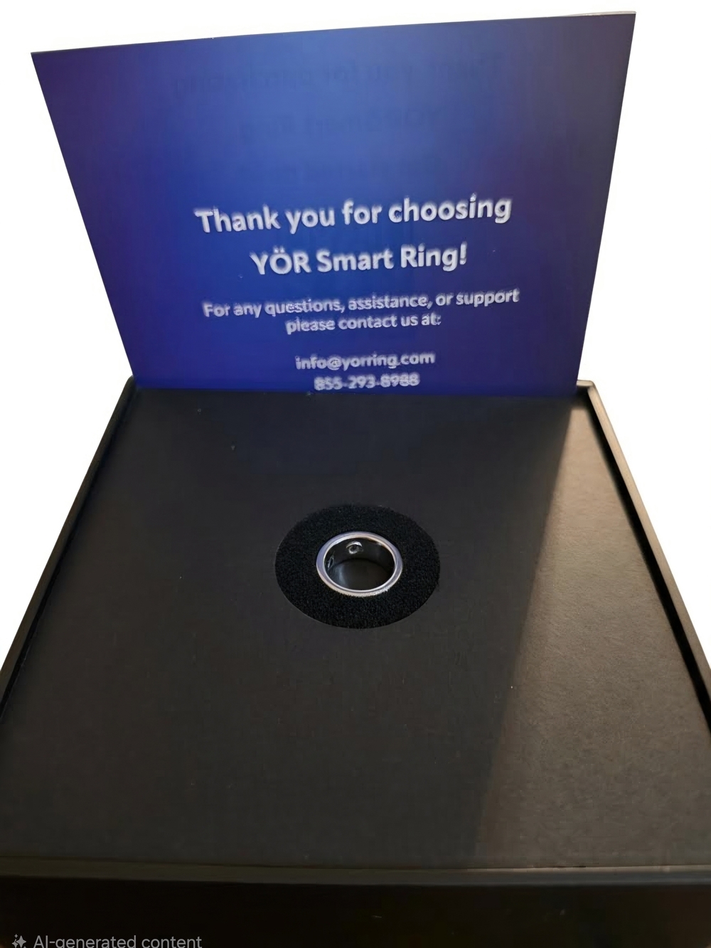 YOR Silver Smart Ring Size 6